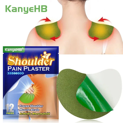 12x Self-heating Neck and Shoulder Relief Patches