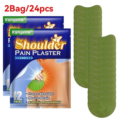 12x Self-heating Neck and Shoulder Relief Patches