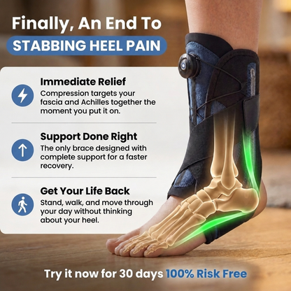 Target the missing piece of heel pain with the Soluvia Brace